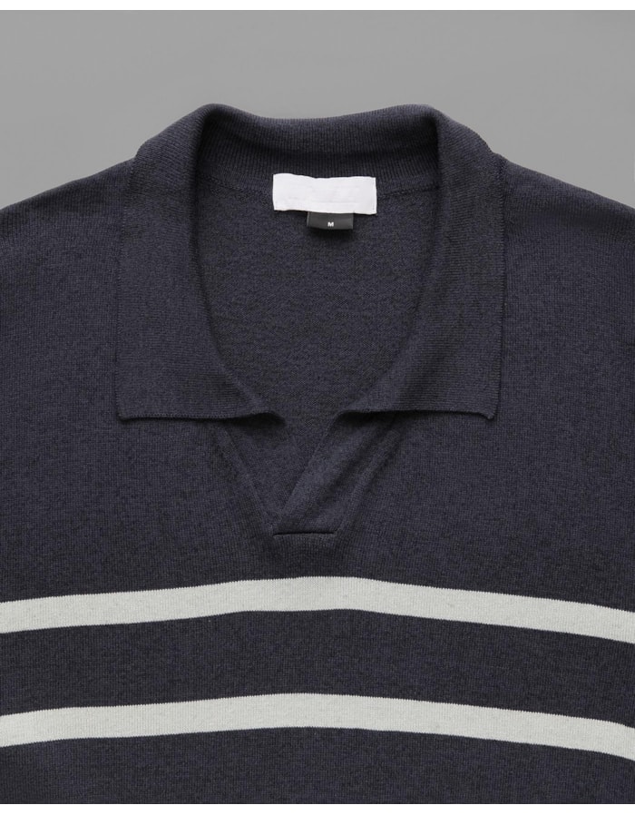 Polo Tricot Linho Listrado