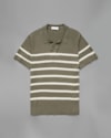 Polo Tricot Linho Listrado