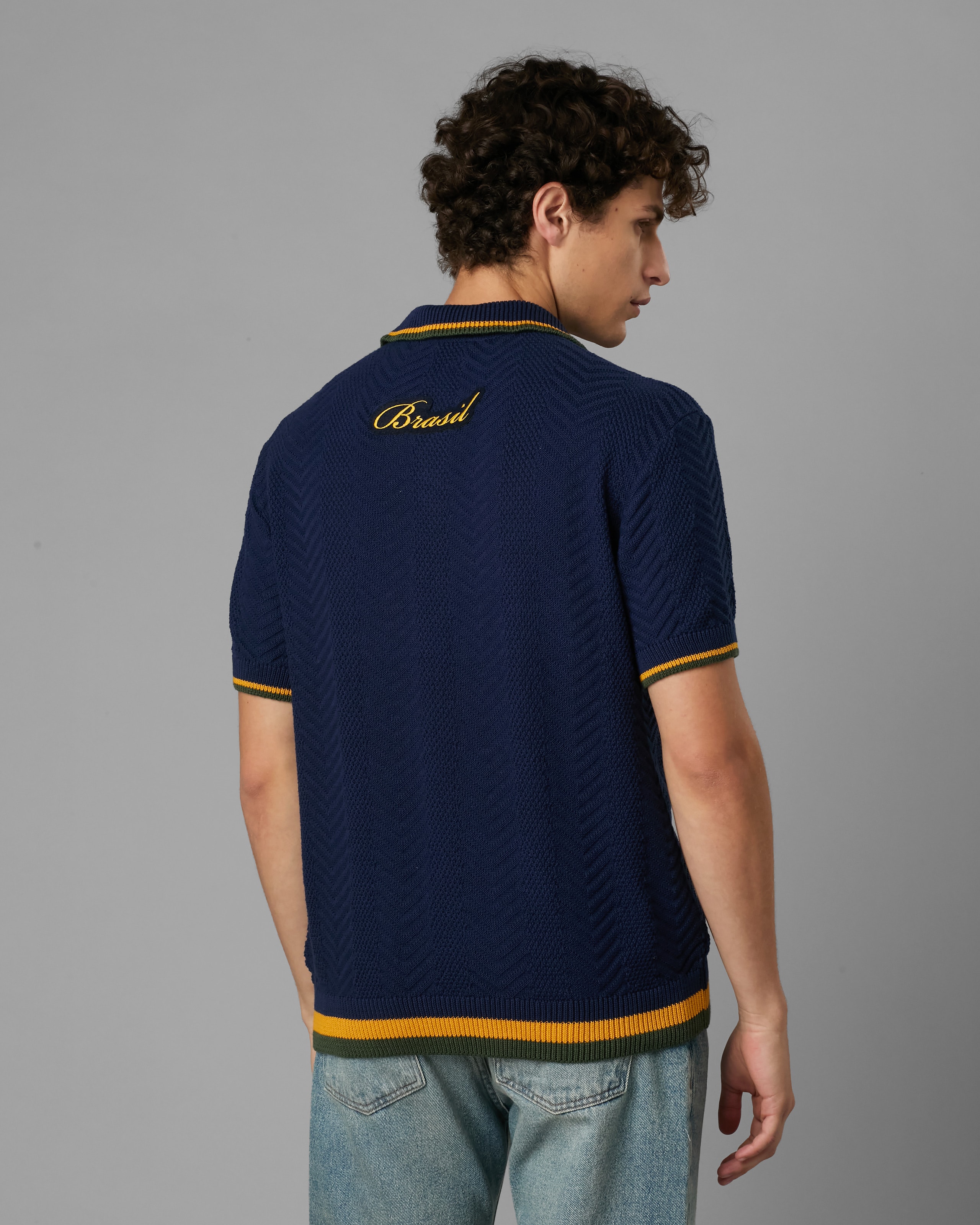 endlessmade poloシャツ Polo Tricot Oversized com Frisos Br Ltda - Frete Rápido e Garantia