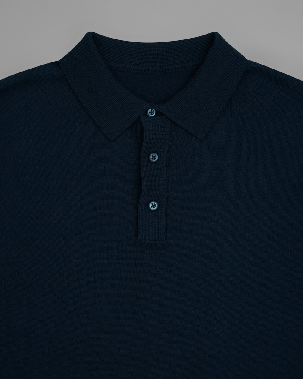 Polo Tricot Slim com Botão