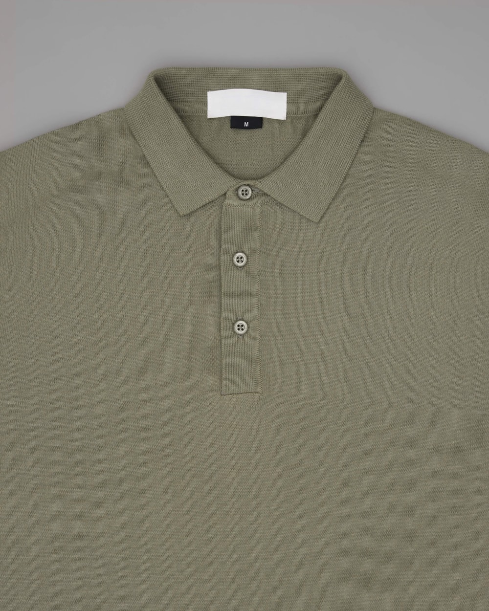 Polo Tricot Slim com Botão