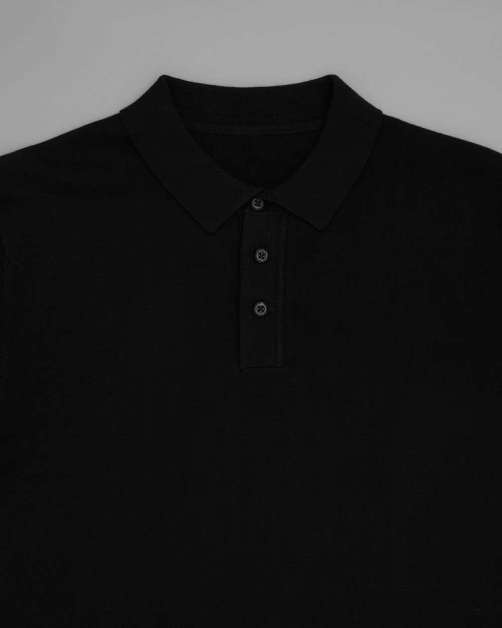 Polo Tricot Slim com Botão