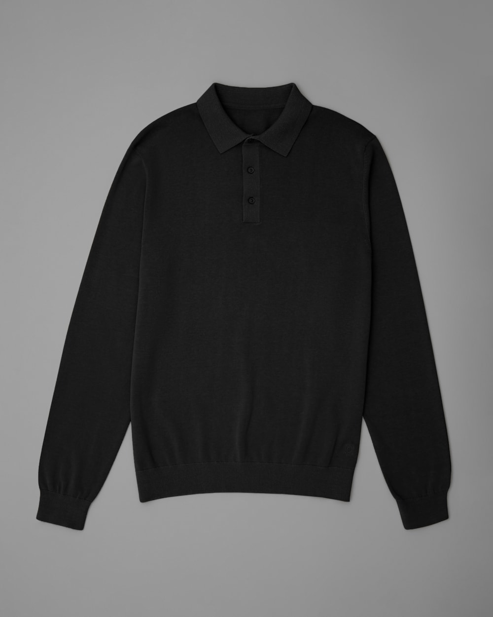 Polo Tricot Slim com Botão