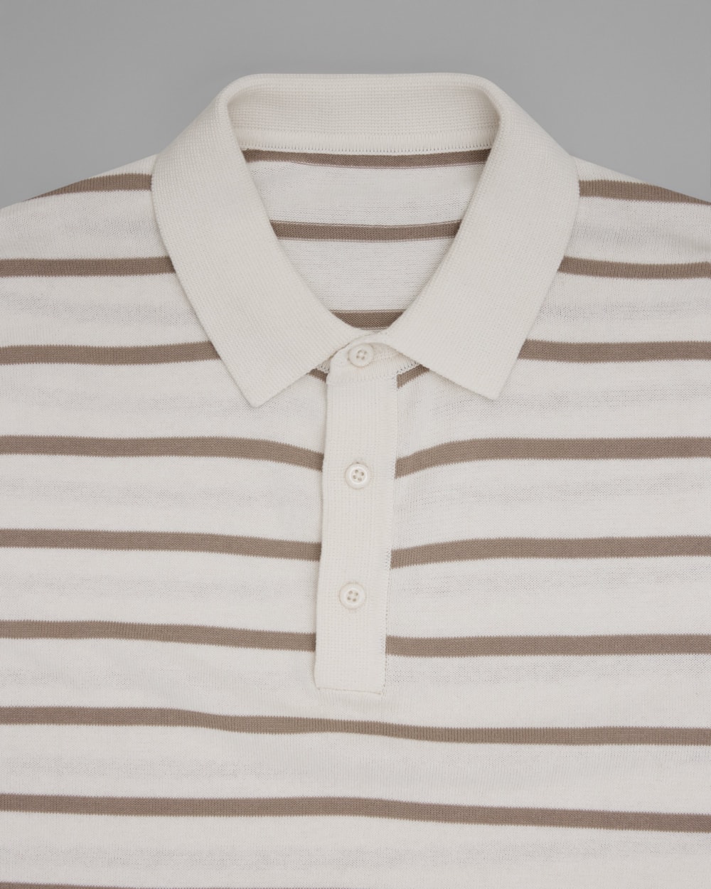 Polo Tricot Slim com Botão