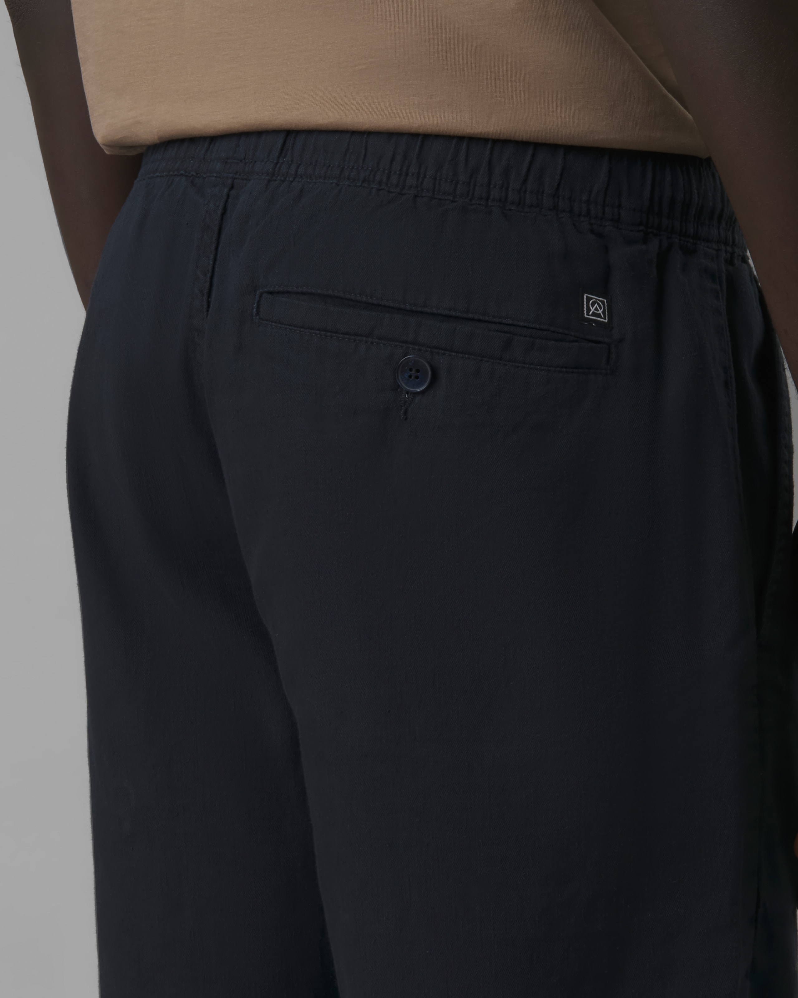 Short Linho Cós Elástico