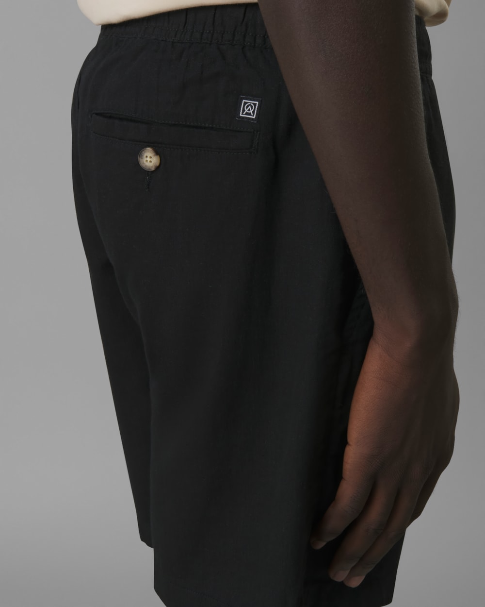 Short Linho Cós Elástico 