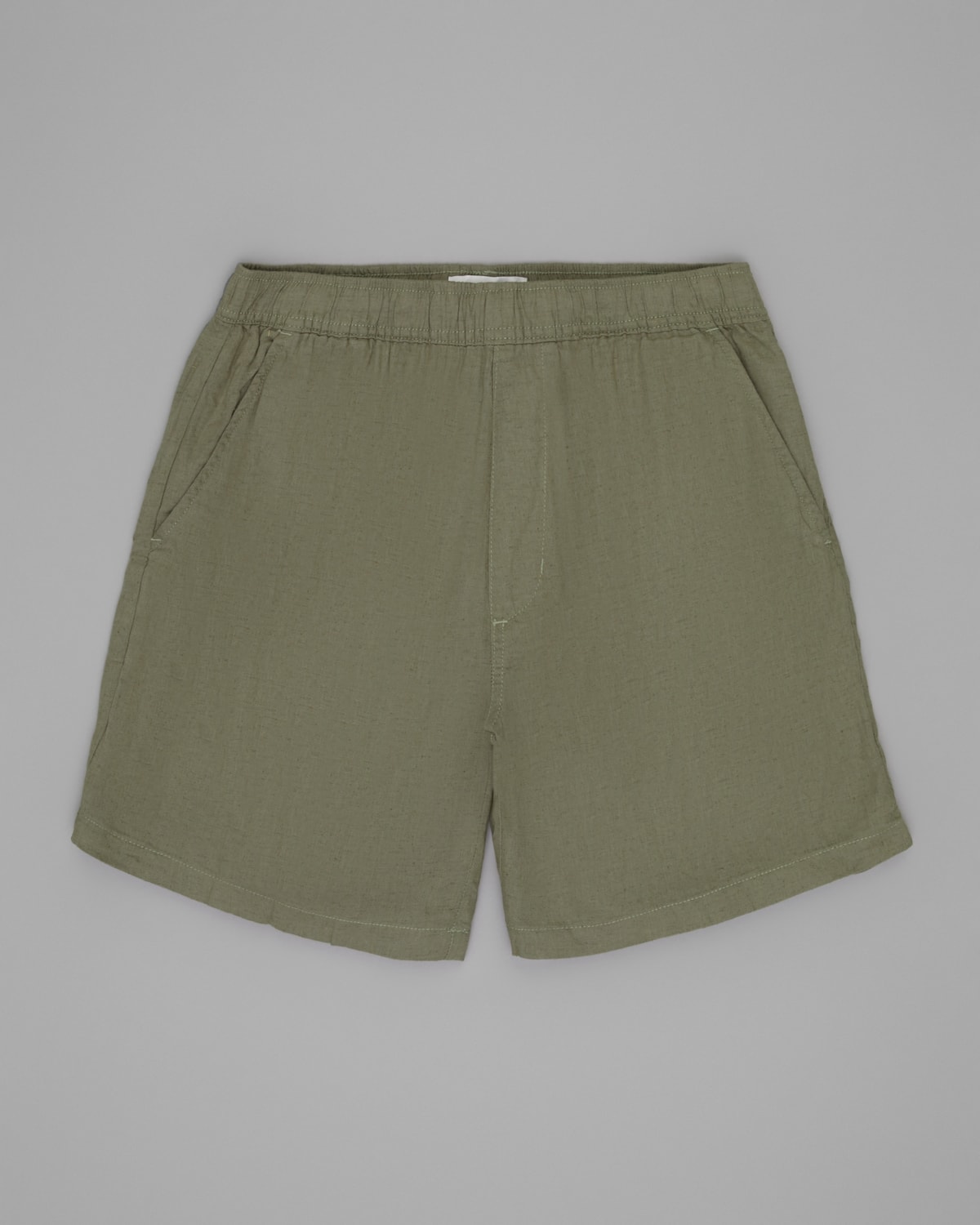 Short Linho Cós Elástico