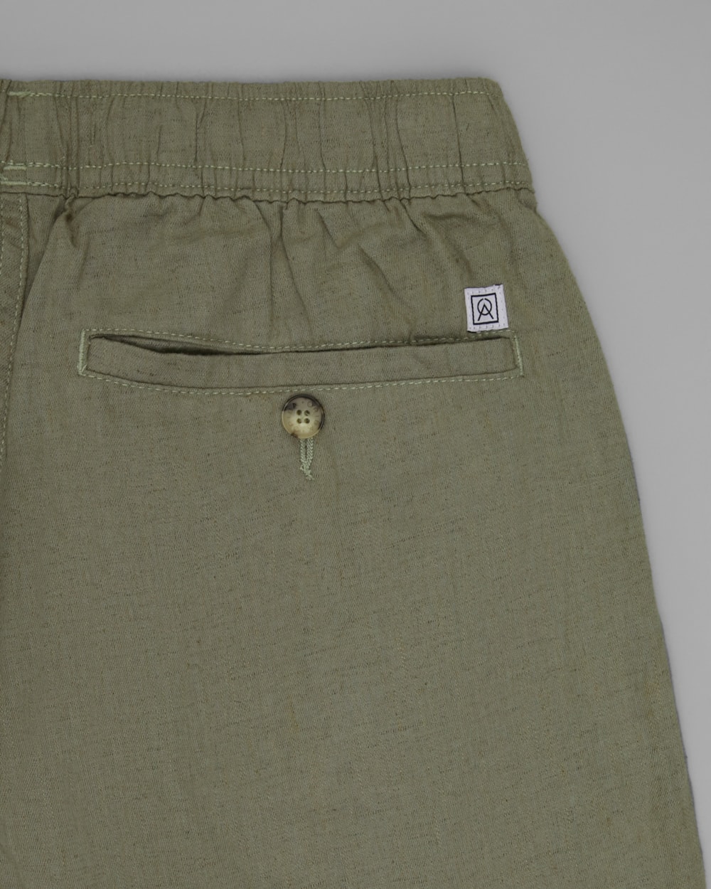 Short Linho Cós Elástico