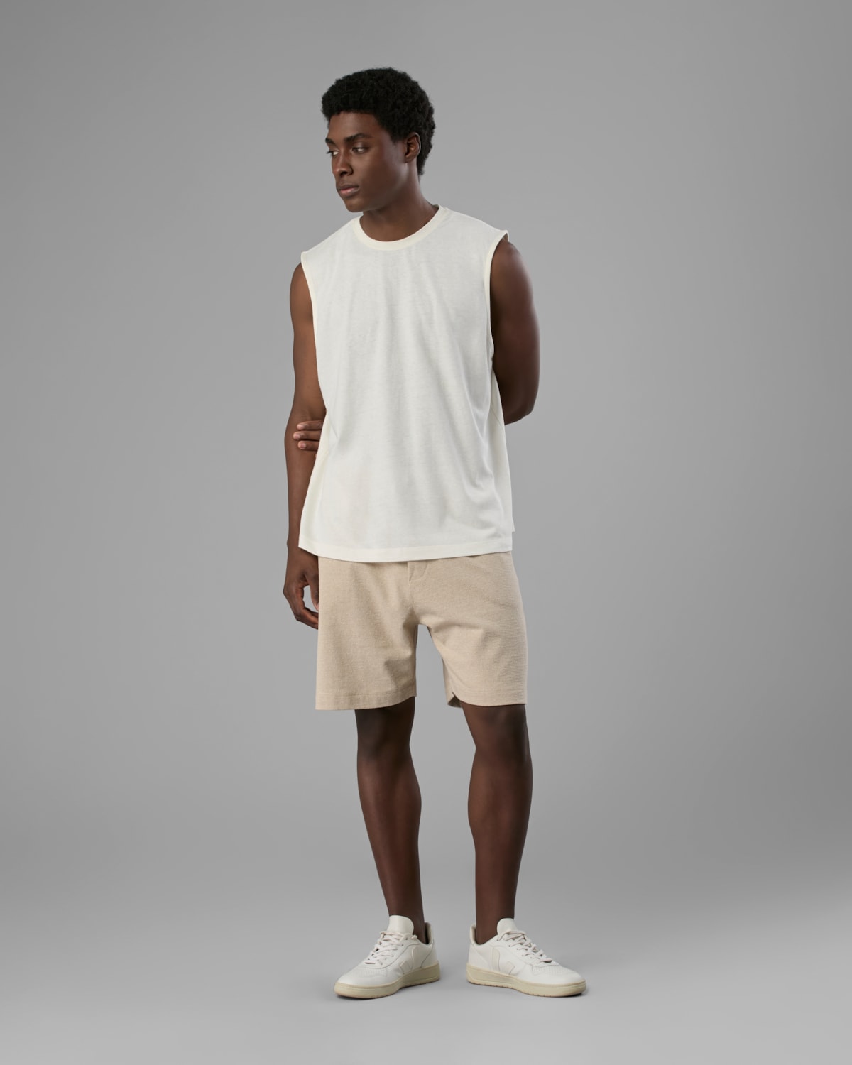 Short Malhão Eco Bege