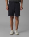 Short sarja com elastano-azul-g