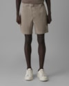 Short sarja com elastano-bege-g