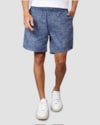 Shorts algodão orgânico-azul-pp