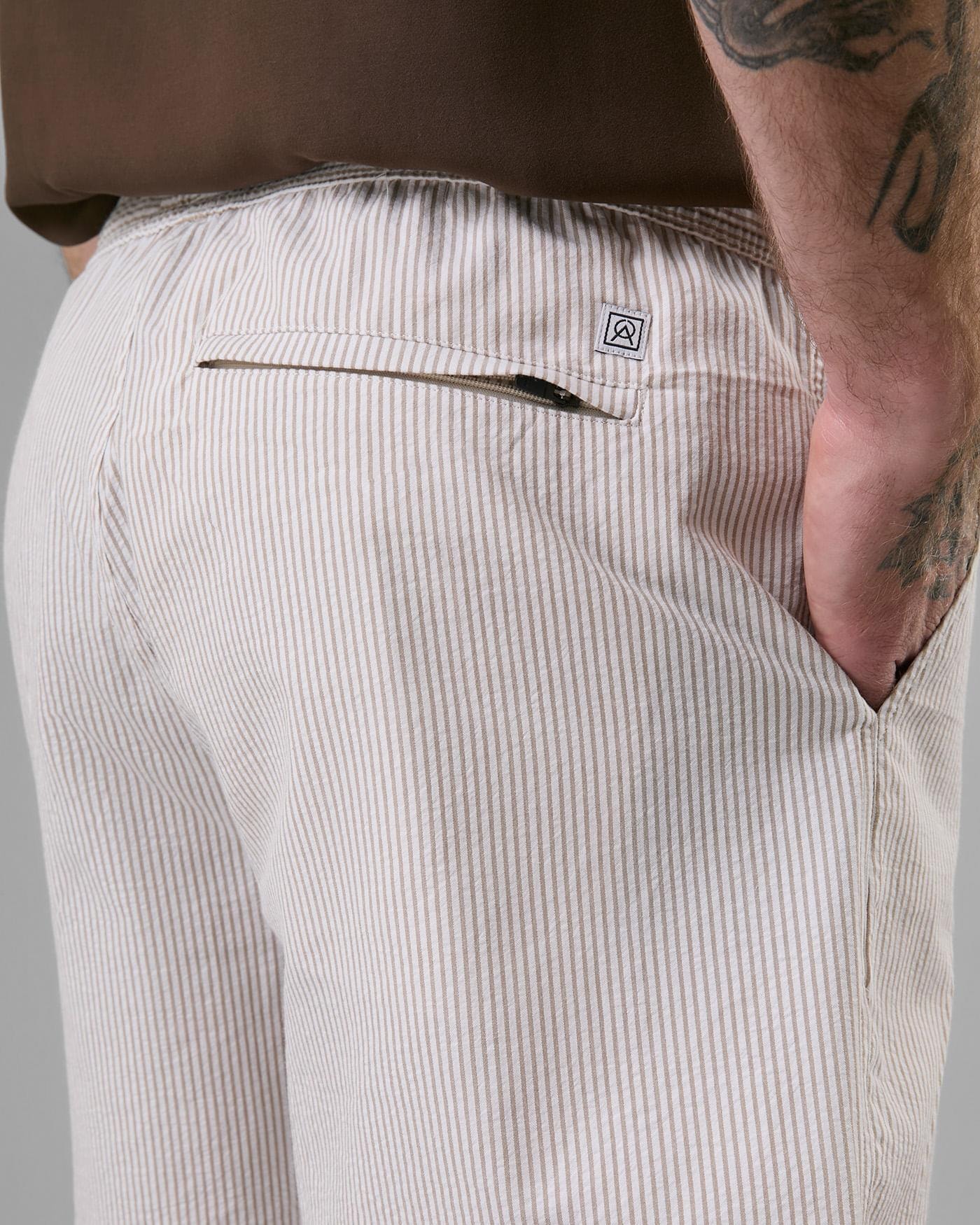 Shorts Ana Ruga Listrado