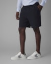 Shorts elástico modal e linho-azul-gg