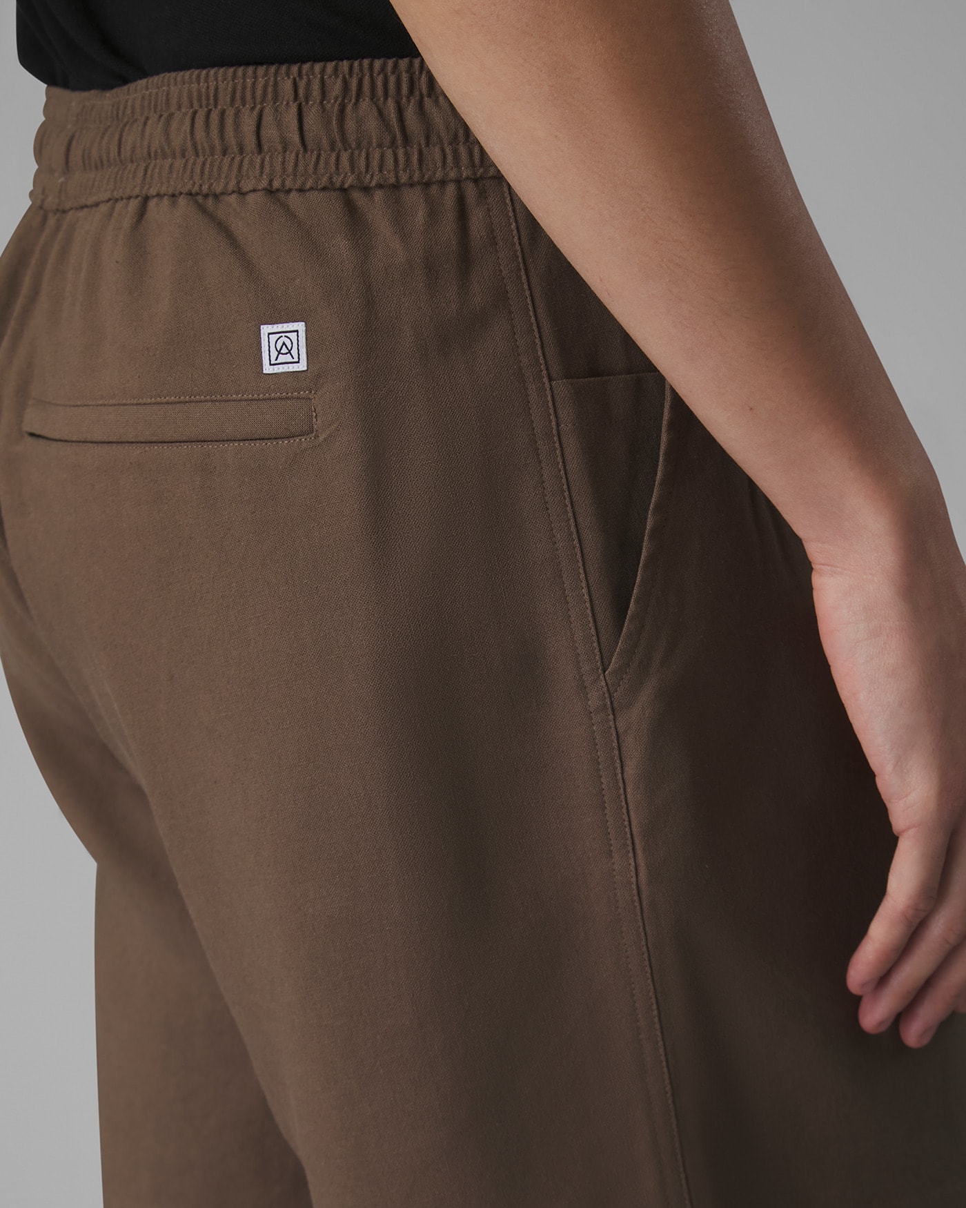 Shorts Elástico Modal e Linho