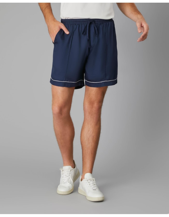 Shorts modal com vivo ltda-azul-pp