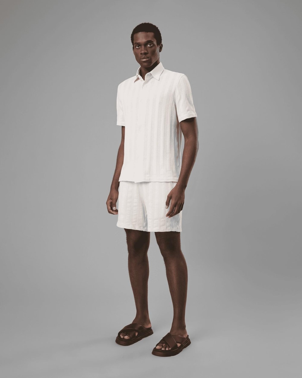 Shorts Tricot Listrado