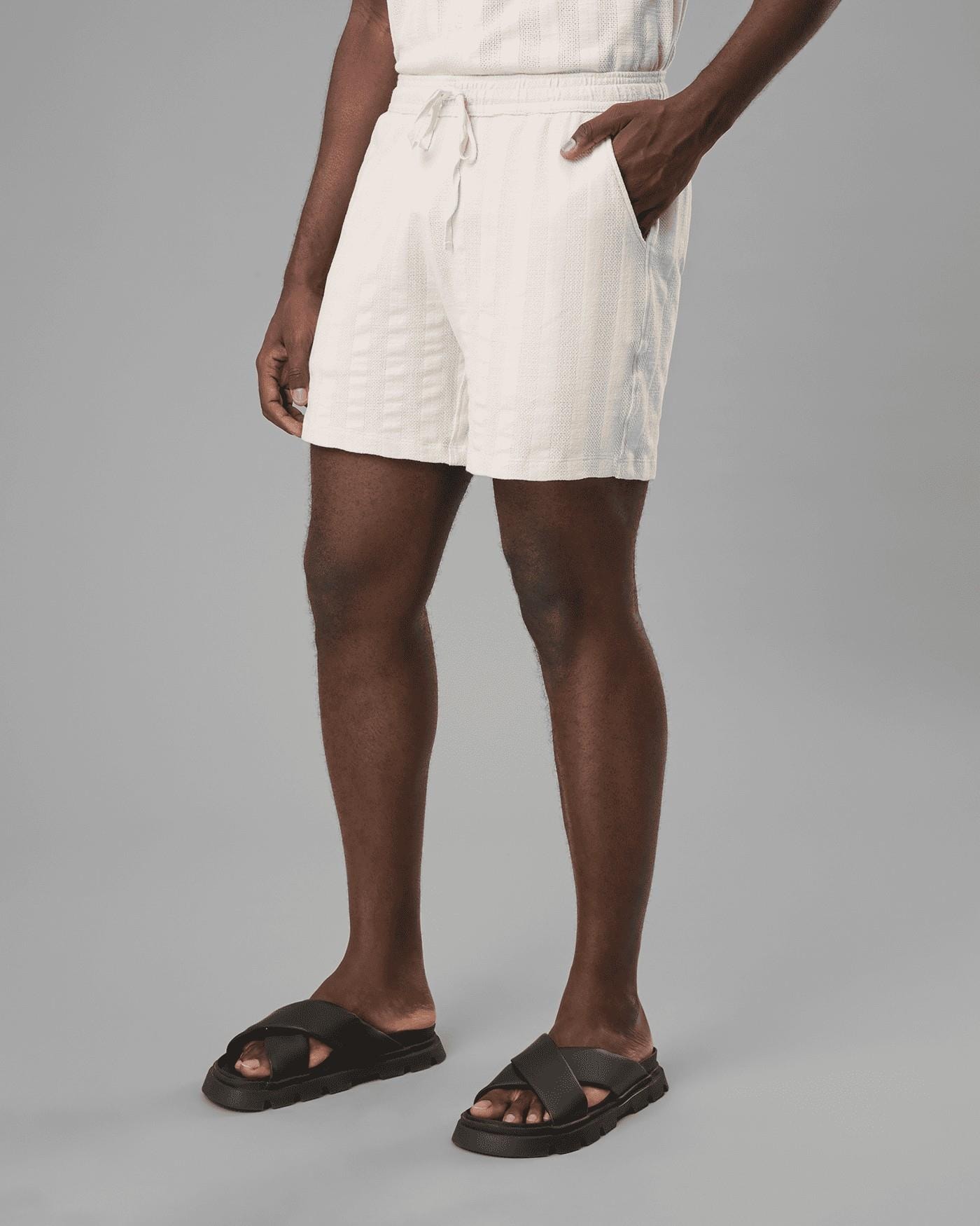 Shorts Tricot Listrado